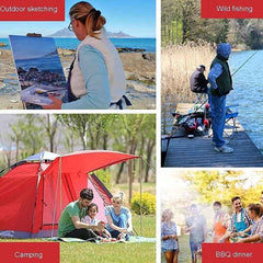 Huitich compact travel camping chair used for outdoor sketching fishing camping and BBQ dinner activities