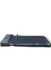 Huitich compact treadmill with tablet holder in sleek black design for home workouts