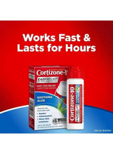 Hydrocortisone anti-itch applicator box showing works fast and lasts for hours