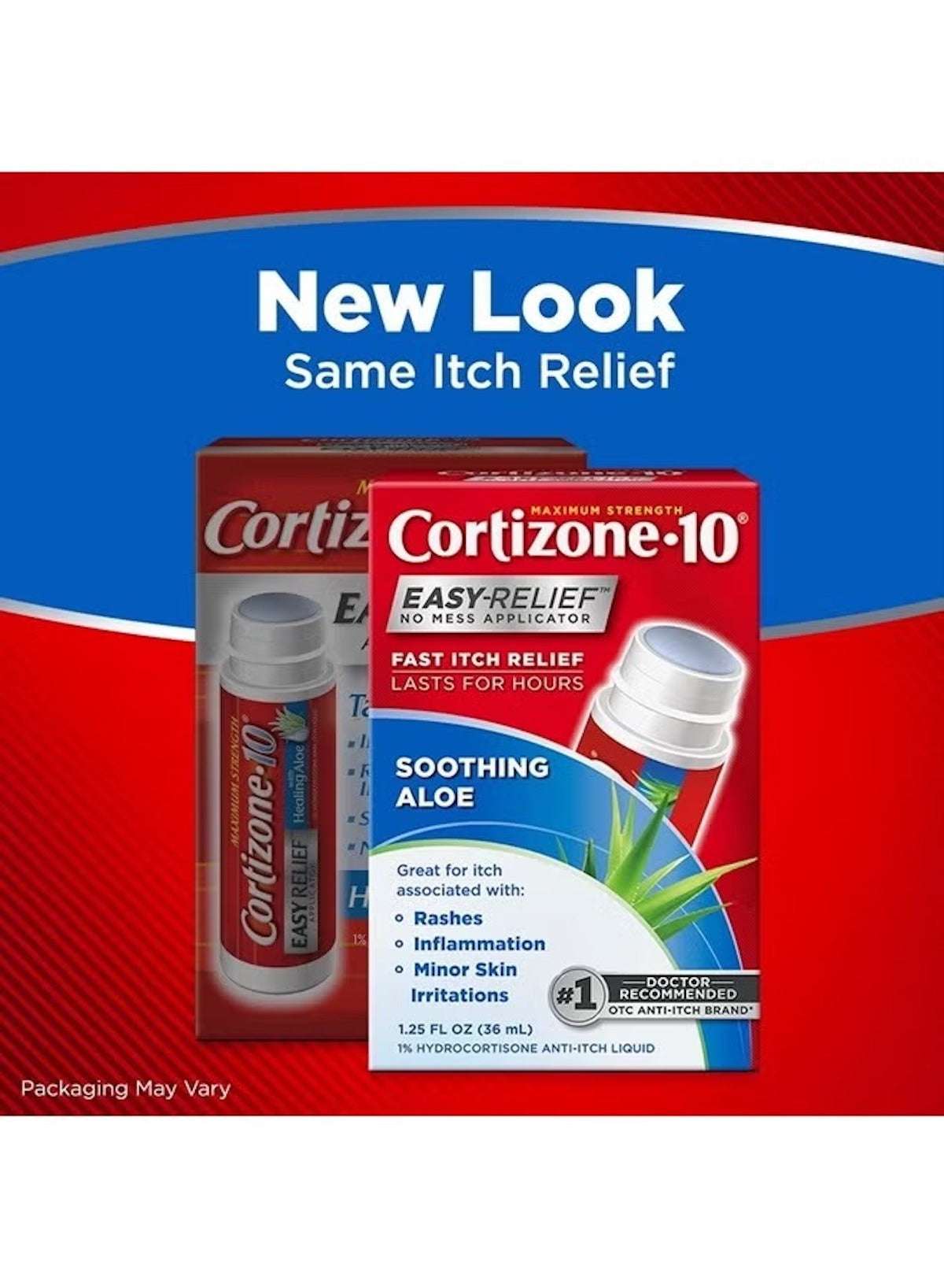 Cortizone 10 hydrocortisone anti-itch liquid applicator for quick itch relief with soothing aloe