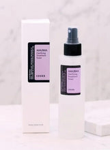 AHA/BHA clarifying toner bottle with white product box packaging
