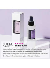 AHA/BHA clarifying toner bottle and box with ULTA Skin Saver text