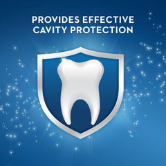 Crest kids fluoride toothpaste UAE packaging art with shielded tooth and text provides effective cavity protection