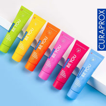 Curaprox Be You gentle whitening toothpaste set with multiple colored tubes