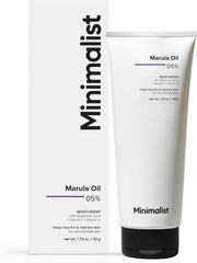 Minimalist Moisturizing Face Cream for Dry Skin to Normal Skin| Hyaluronic Acid and Marula Oil 5% for All Day Moisturization & Hydration, Barrier Repair Face Cream| Non Comedogenic and Acne Safe