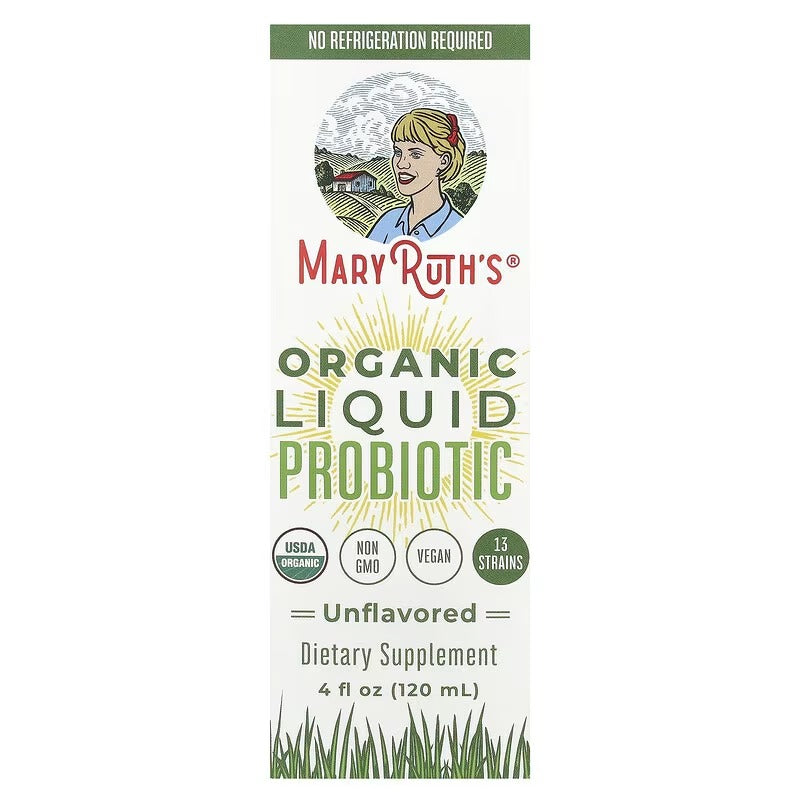 MaryRuth's, Organic Liquid Probiotic, Unflavoured, 2 fl oz (60 ml)