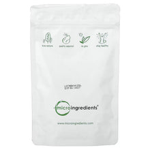 Vitamin K supplement pouch back with green icons and microingredients logo