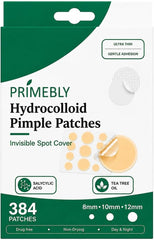 Acne Patches 384 Count - 03 Size | Pimple Patch & Hydrocolloid Patch لصقات حب الشباب | Invisible Waterproof for Face & Body | Fast-Acting Blemish & Acne Spot Treatment – Vegan & Cruelty-Free