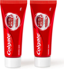 Colgate Visible White Dazzling White Toothpaste, Sparkling Mint - 200gm (Saver Pack)