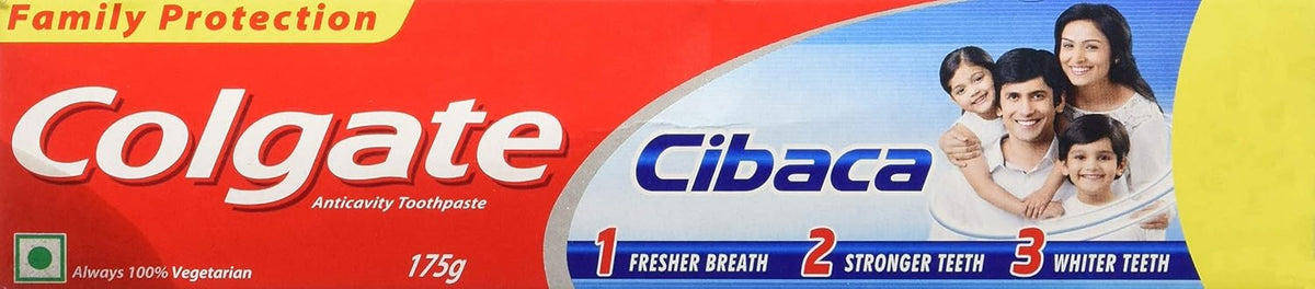 Colgate Cibaca Anti-Cavity Toothpaste, For Healthy, White Teeth, 175g Oral Care