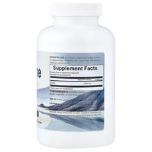 Glycine supplement bottle back label with Supplement Facts and ingredient panel.
