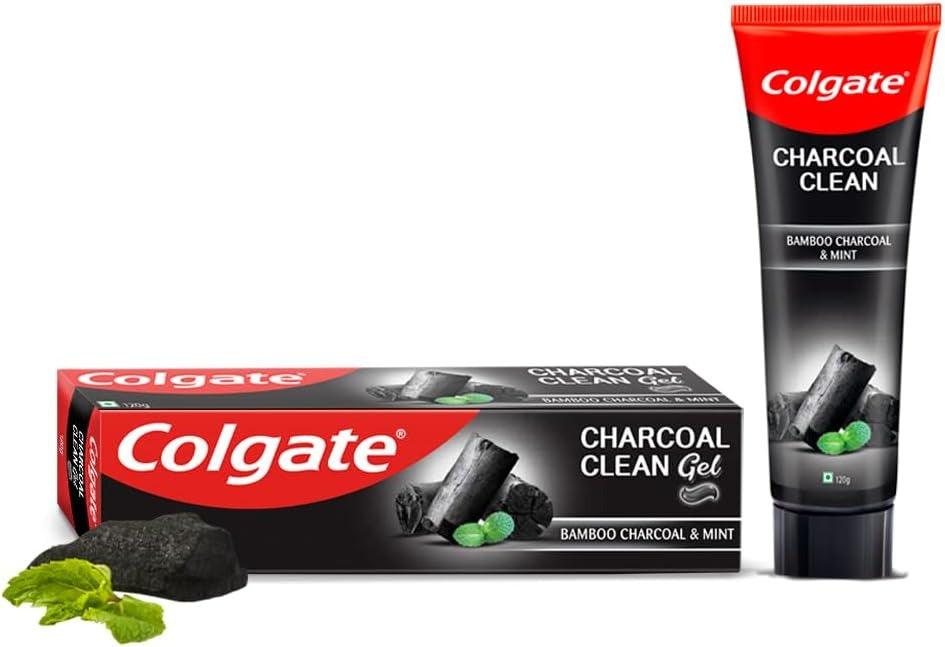 Colgate Charcoal Clean Toothpaste, Bamboo Charcoal and Mint - 120 g