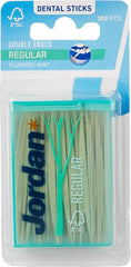 Jordan* Dental Sticks Double Ended Regular ' 100 Units