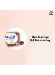 Dabur Onitus Herbal Cough Lozenges in Ginger Flavor, 24 count, ideal for soothing cough in UAE
