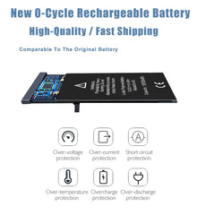 Mumzar iPhone 13 Pro Max replacement battery slim internal pack with protection circuit and safety icons