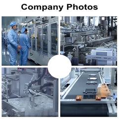 Mumzar factory production line assembling Samsung Galaxy A series replacement battery in cleanroom with automated equipment