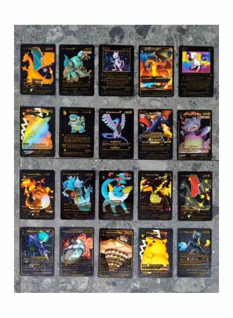 Darkness with Pokémon Aurum Collectible Trading Cards Black - Mumzar.com