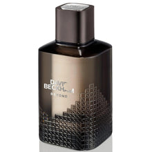 Men's eau de toilette bottle, dark bronze with geometric textured base