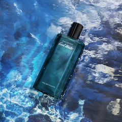 Davidoff Cool Water Eau de Toilette 125ml bottle floating on reflective water surface