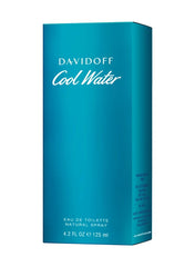 Davidoff Cool Water Eau De Toilette 125ml in a turquoise box, perfect for refreshing fragrance lovers