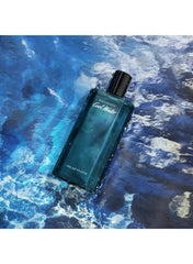 Davidoff Cool Water Eau De Toilette 125ml bottle on a blue water background for a fresh scent experience