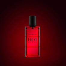 Davidoff Hot Water eau de toilette spray bottle, red glass and black cap