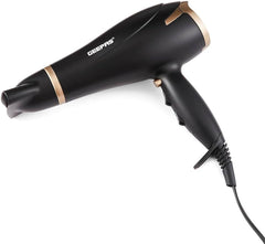 Geepas GH8643 Hair Dryer - 2-Speed & 3 Temperature Settings 2200W | Cool Shot Function For Frizz Free Shine Detachable Cap- 2 Years Warranty