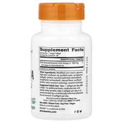 Doctor's Best, Vegan DHA from Algae with Life's DHA™, 200 mg, 60 Veggie Softgels
