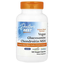 Doctor's Best vegan supplement bottle with orange cap and front label