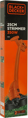 Black & Decker Gl360GB Garden String Strimmer, 25 cm, 350 W, Orange