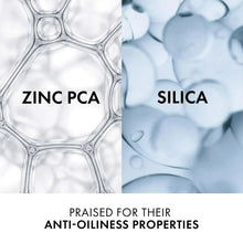 Zinc PCA and silica ingredient graphic for oil correct shampoo