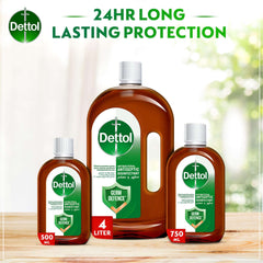 Dettol Antiseptic Liquid 750ml Germ Defence Disinfectant - Mumzar
