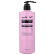 Medicube Rosemary PDRN cooling thickening shampoo bottle with black pump, 400 ml