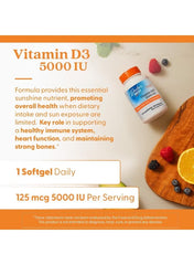 Doctor's BEST Vitamin D3 5000 IU softgels UAE for immune support and bone health