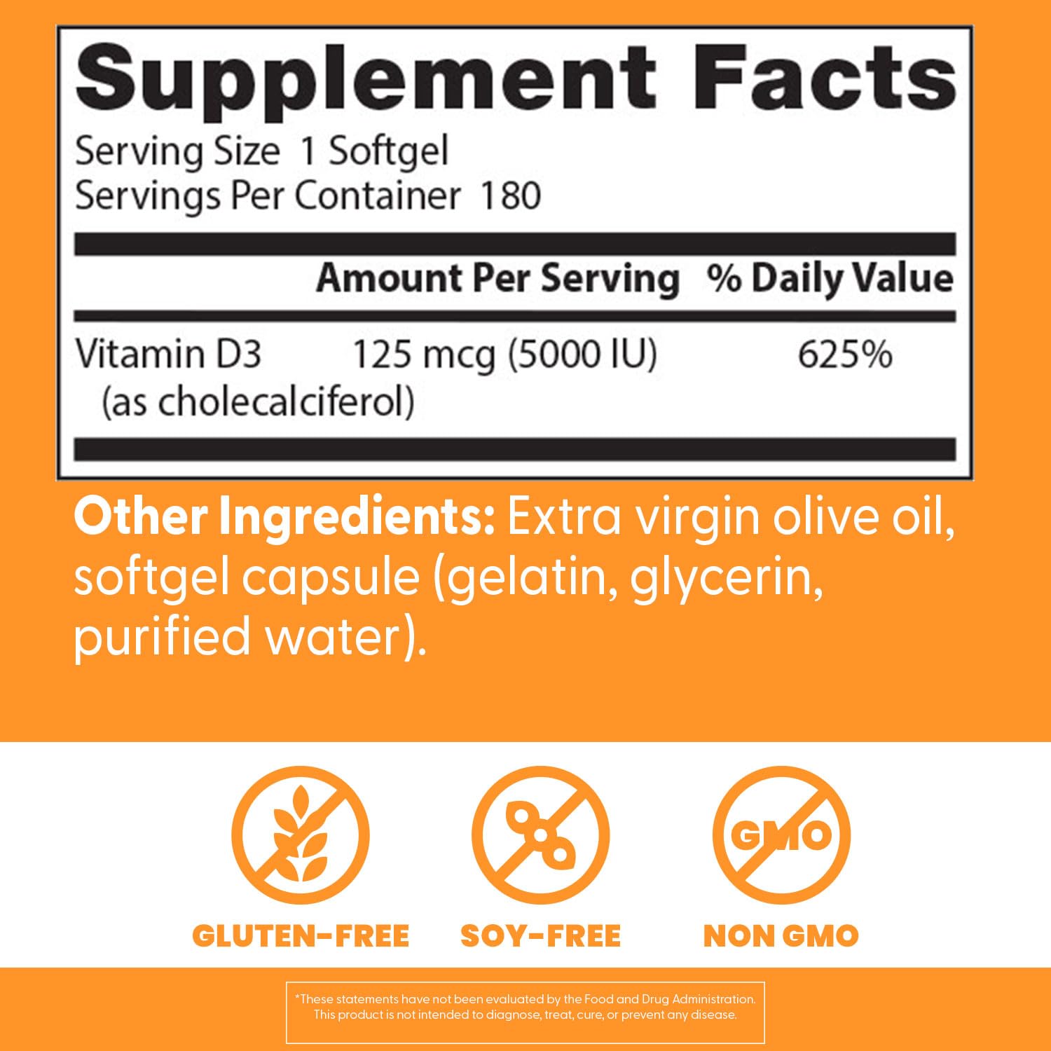 Doctors Best label with Vitamin D3 125 mcg 5000 IU and olive oil softgel icons Vitamin D3 5000 IU supplements UAE