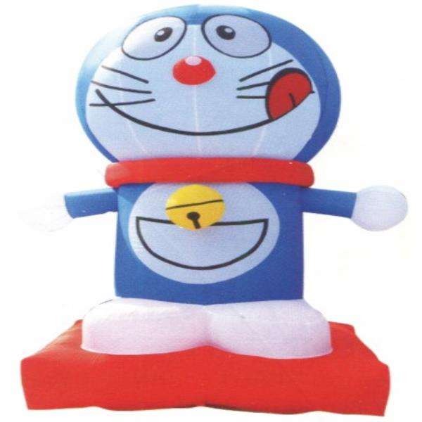 Doraemon inflatable playground designed for kids with a fun and colorful character for outdoor play