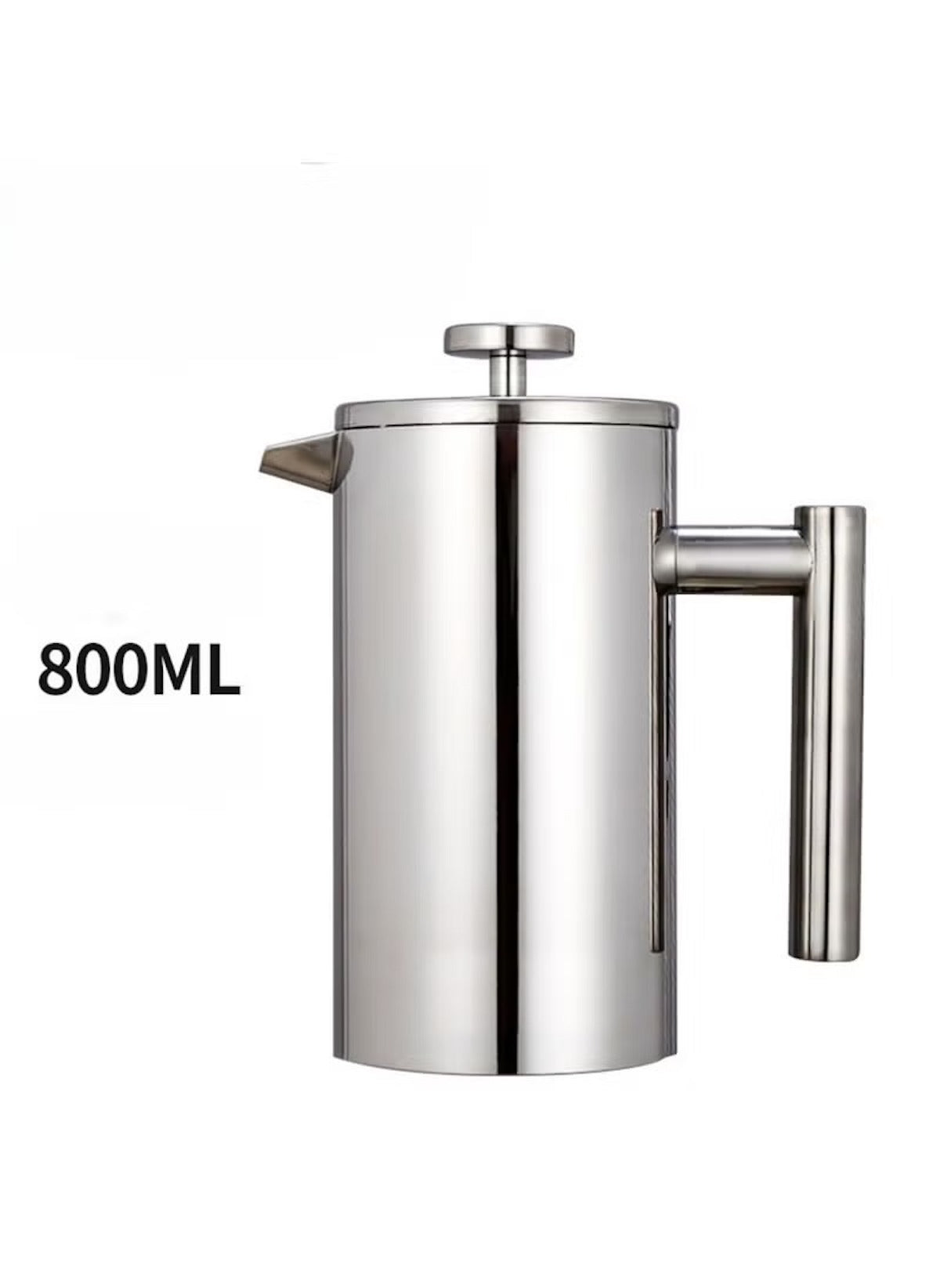 Huitich 800ML double wall stainless steel french press coffee maker with sleek modern design