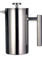 Huitich double wall stainless steel french press coffee maker with sleek modern design and sturdy handle
