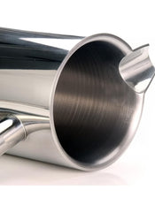 Huitich double wall stainless steel french press with sleek polished finish and spout detail
