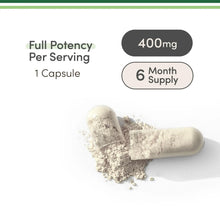 Magnesium glycinate capsules with powder and 400 mg per serving badge