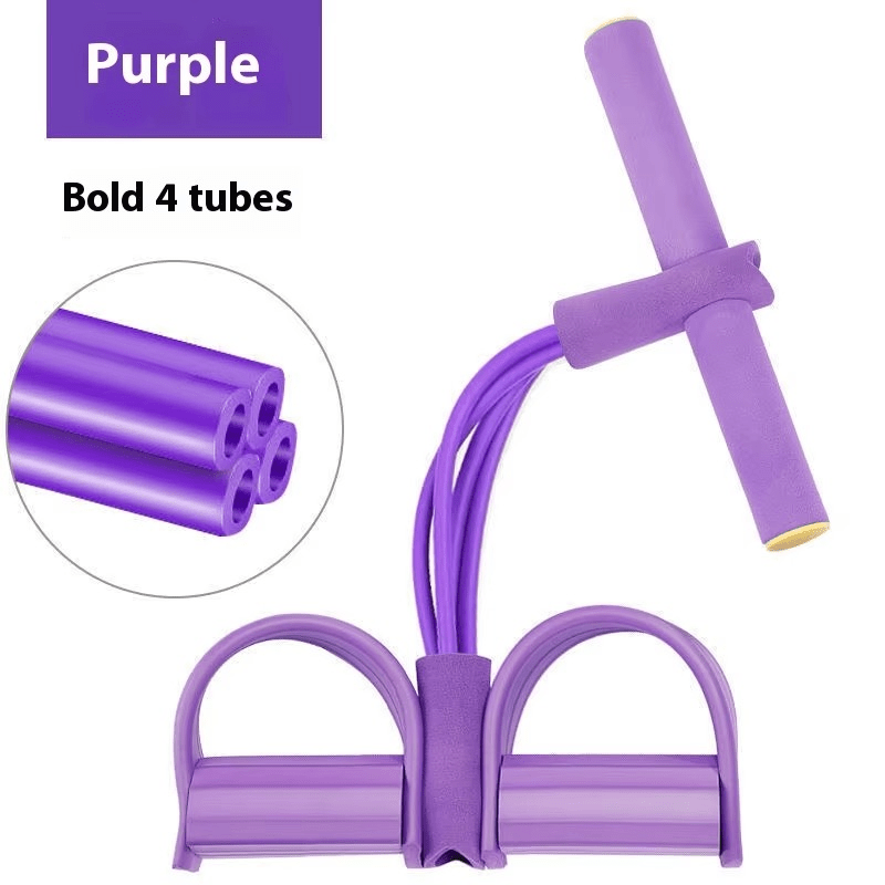 Multifunction Tension Rope Resistance Band Elastic Pedal Puller Leg Stretching Slimming Training Portable Fitness Equipment