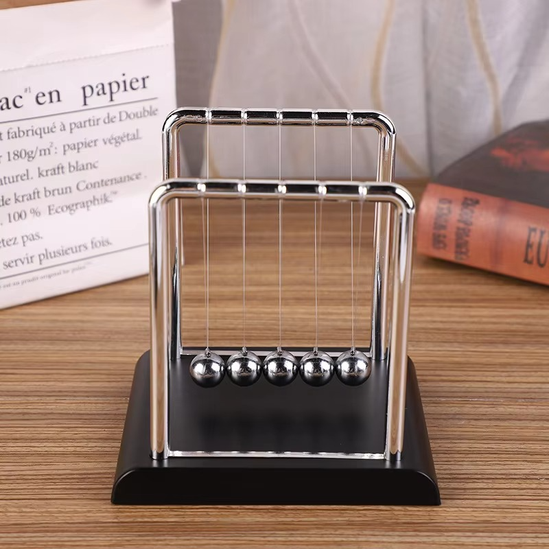 Newton's Cradle Balance Steel Ball Teaching Supplies Physics Science Pendulum Desktop Toys Stress Relief Gifts Home Decoration