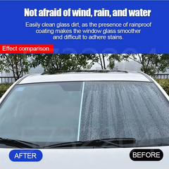 Car Glass Anti-rain Water Spray Repellent Nano Coating Hydrophobic Waterproof Agent Oil Film Removing Auto Glass Film Agent