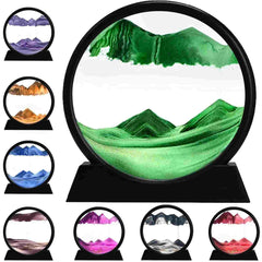 Moving Sand Art Picture Round Glass online in Dubai and UAE at Mumzar.com better value compared to Noon, Amazon.ae, Carrefour, and Dubizzle when you shop for adults and kids at Mumzar.com free delivery in Dubai, Abu Dhabi, Sharjah, Ajman, Umm Al Quwain, Fujairah, and Ras Al Khaimah.
