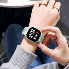 Kids Astronaut LED Square Watch – Stylish & Simple Digital Button Watch for Students & Parties