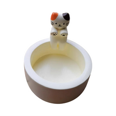 Kitten Candle Holder Cute Cat Candlestick Creative Aromatherapy Candle Holder Durable High Tempe Cartoon Candlestick Decorations