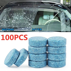 Solid Cleaner Car Windscreen Cleaner Effervescent Tablet Auto Wiper Glass Solid Cleaning Concentrated Tablets Detergent