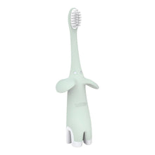 Dr. Brown's infant-to-toddler toothbrush with mint elephant handle