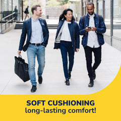Dr. Scholl's ultra soft shoe insoles providing soft cushioning and long-lasting comfort for everyday wear