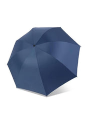Mumzar dual purpose automatic umbrella in navy blue with wide canopy for rain and sun protection